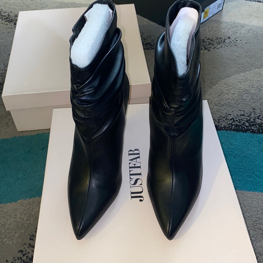 Black booties. Size 9. Worn once.